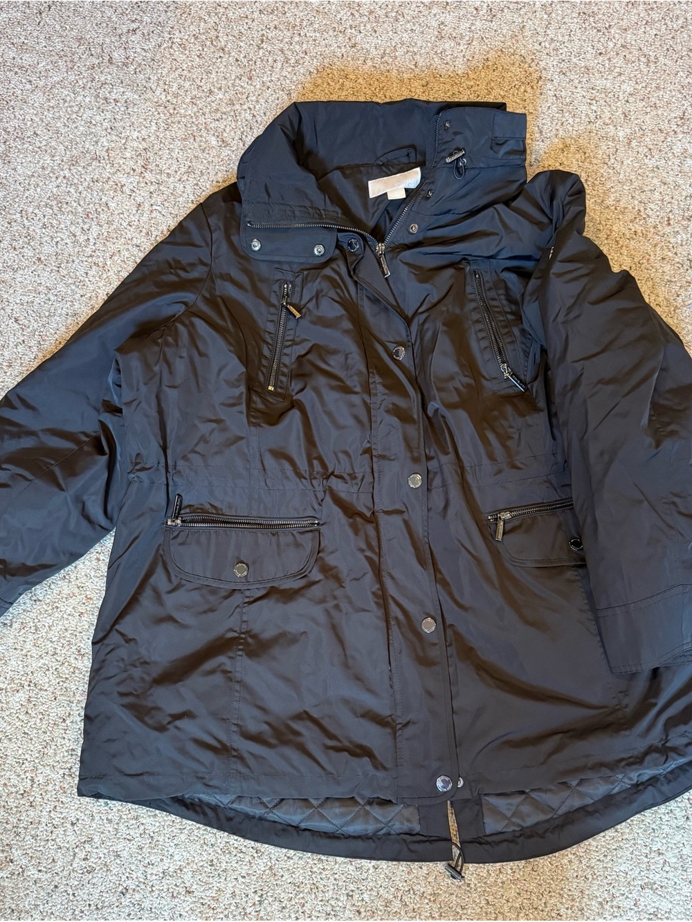 Women’s Michael Kors Black Insulated Jacket with Hood - 3x